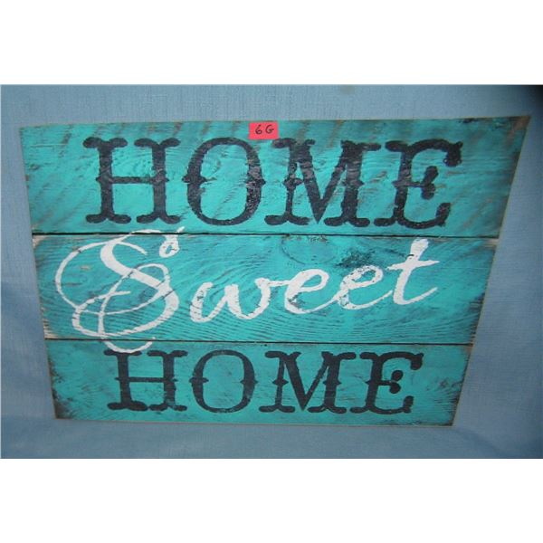 HOME SWEET HOME retro style advertising sign