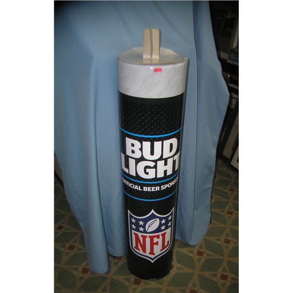 Bud Light advertising goal post free standing sign