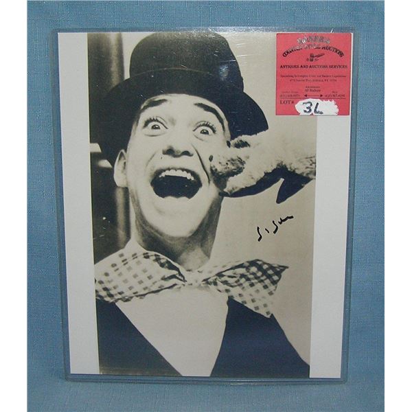 Autographed Soupy Sales photo