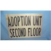 Image 1 : Adoption unit second floor directional sign 12x16