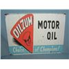 OILZUM Motor oil retro style advertising sign printed on PVC hard board12x16