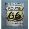 Image 1 : Route 66 Feel the Freedom retro style advertising sign