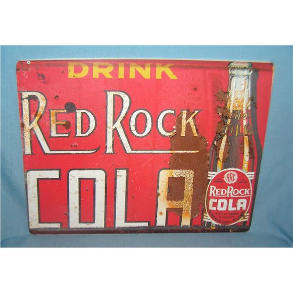 Drink Red Rock Cola retro style advertising sign