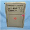 the American Red Cross life saving and water safety book dated 1937