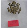 Early American eagle screw back badge