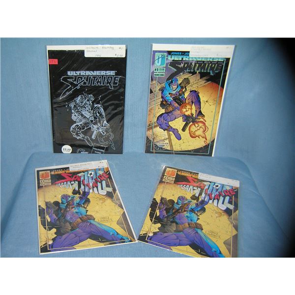 Group of vintage Solitaire comic books