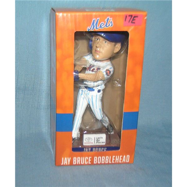 Jay Bruce NY Mets bobble head sports figure