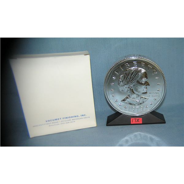 Susan B Anthony savings bank with original box