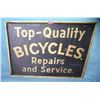 Image 1 : Top quality bicycles repairs & service retro style sign