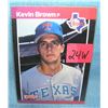 Kevin Brown rookie baseball card
