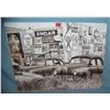Image 1 : Automotive related retro style advertising sign printed on PVC hard board