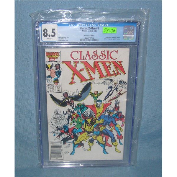 Classic Xmen comic book graded 8.5
