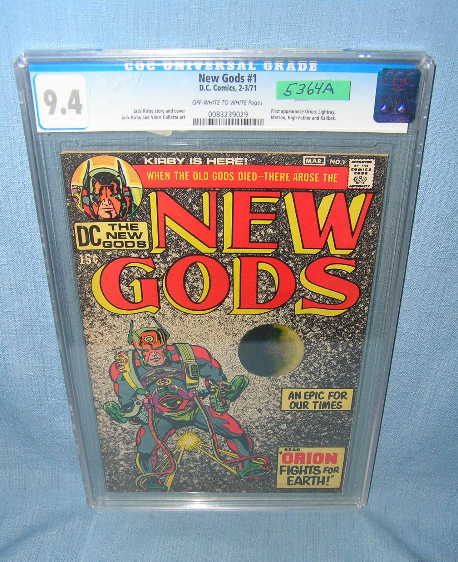 Graded New Gods number 1 first edition comic book