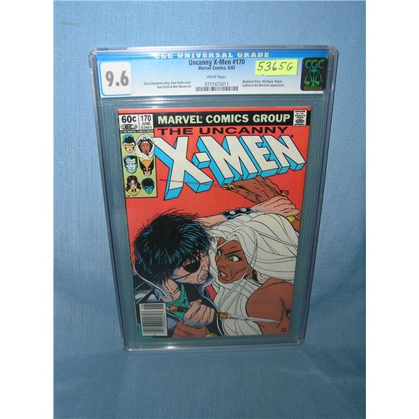Marvel Xmen number 170 comic book graded 9.6