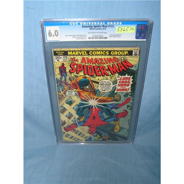 Early Marvel Amazing Spiderman special issue comic book number 123