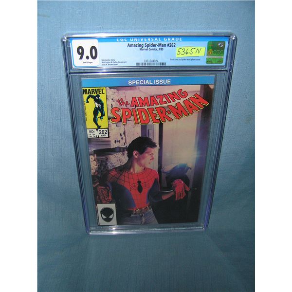 Marvel Amazing Spiderman special issue comic book number 262 graded 9.0