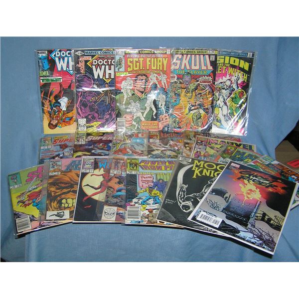 Large group of vintage Marvel comic books