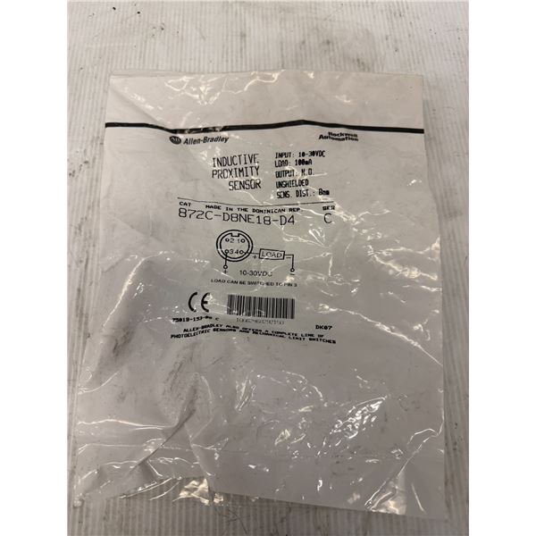 Allen-Bradley #872C-D8NE18-D4 Inductive Proximity Sensor