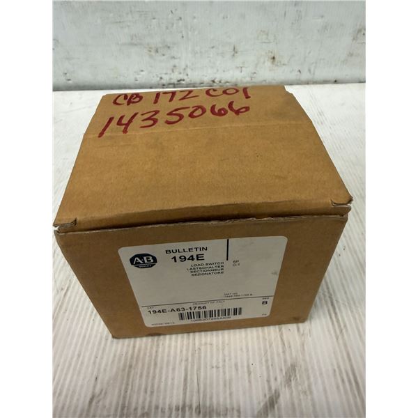 Allen-Bradley #194E-A63-1756 Load Switch