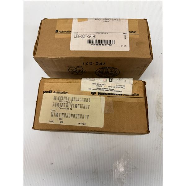 (2) Allen-Bradley #1336-QOUT-SP12B