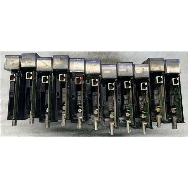 Lot of (11) Allen Bradley #1756-CNB/D Control Logix Communication Bridges