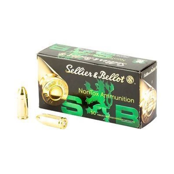 S&B NON TOX 9MM 115GR TFMJ - 350 Rounds