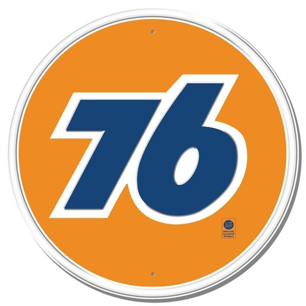 Union 76 **FULLY EMBOSSED STEEL*