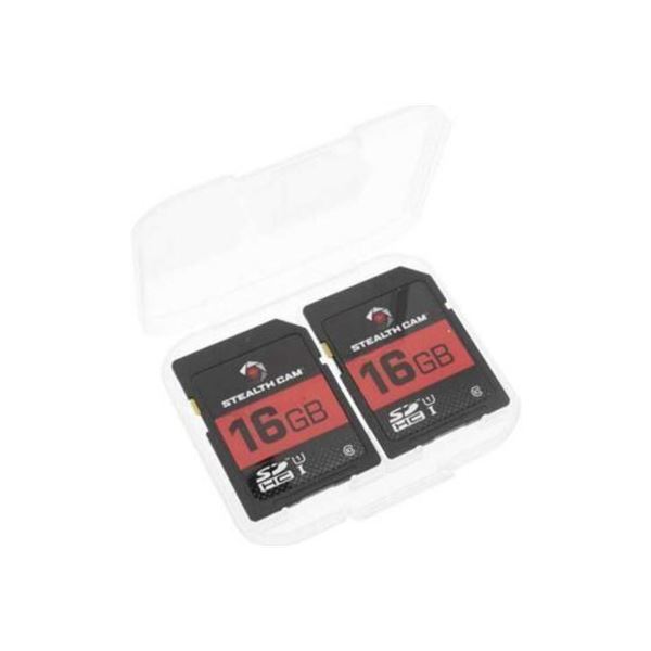 STEALTH CAM SDHC MEMORY CARD 16GB 2PK SUPER SPEED CLASS 10