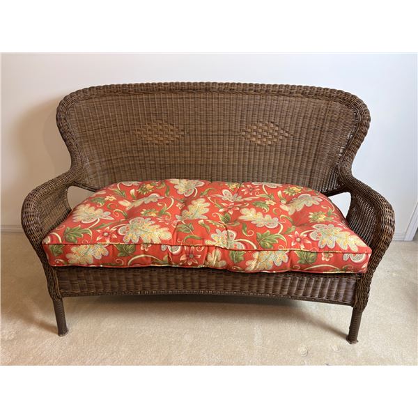 Wicker Loveseat