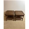 Image 1 : Wicker End Tables