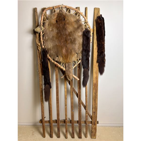 Eclectic Fence Post with Various Furs