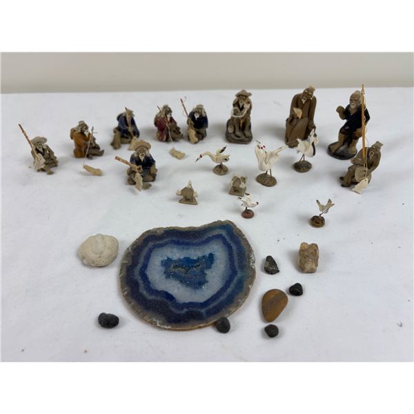 Miniature Clay Fishermen