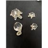 Image 2 : Glass Turtle Figurines
