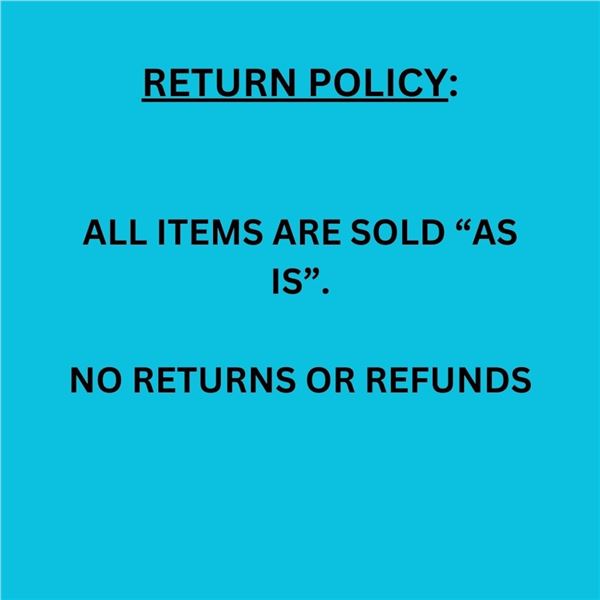 RETURN POLICY