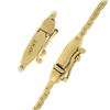 Image 6 : Italian 14k Gold .35 ctw Brilliant Diamond Cluster Center Flat Link Chain Neckla