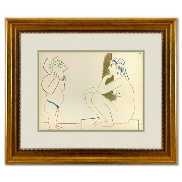 La Comedie Humaine 29.1.54-III by Picasso (1881-1973)