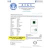 Image 4 : 4.15 ctw Emerald and 1.38 ctw Diamond Platinum Ring (GIA CERTIFIED)