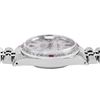 Image 6 : Rolex Mens Stainless Steel 36MM Silver Index Diamond And Ruby Datejust With Role