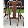 Image 38 : FINE CHERRY DINING TABLE WITH SIX SPLAT-BACK CHAIRS (TWO CAPTAINS)