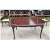 Image 3 : FINE CHERRY DINING TABLE WITH SIX SPLAT-BACK CHAIRS (TWO CAPTAINS)