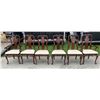 Image 9 : FINE CHERRY DINING TABLE WITH SIX SPLAT-BACK CHAIRS (TWO CAPTAINS)