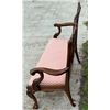 Image 5 : ANTIQUE CHIPPENDALE STYLE MAHOGANY CARVED LOVESEAT
