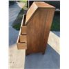 Image 5 : VINTAGE DROP-FRONT SECRETARY DESK WITH DRAWERS