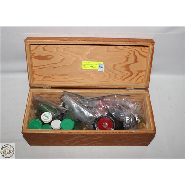 1950'S MECCANO SET IN WOODEN BOX - MADE IN ENGLAND