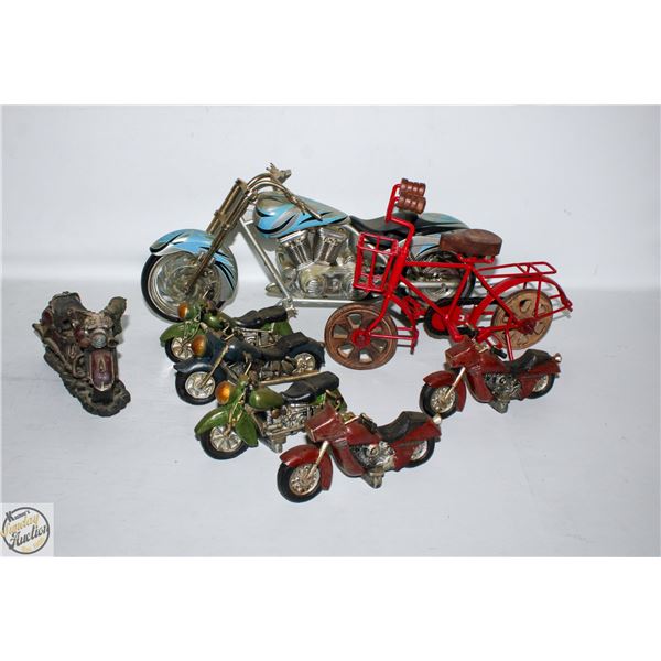 FLAT OF ASSORTED ORNAMENTAL BIKES