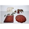 Image 1 : FLAT OF VARIOUS ANIMAL ORNAMENTS