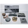 Image 1 : FLAT OF ASSORTED STONE CARVINGS & TRINKET BOXES