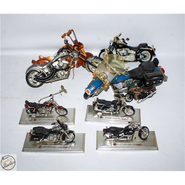 FLAT OF ASSORTED MOTORCYCLE MODELS