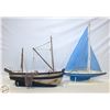 Image 1 : LOT OF 2 SHIP / BOAT MODELS