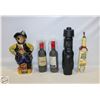 Image 1 : FLAT OF COLLECTOR BOTTLES & 2 WINE GIFT SETS